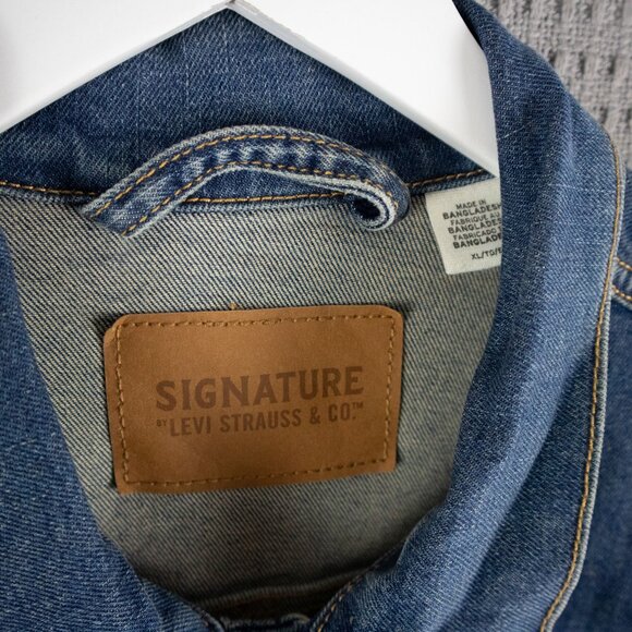 Levi's Signature Denim Jacket Mens XL - Picture 4 of 8